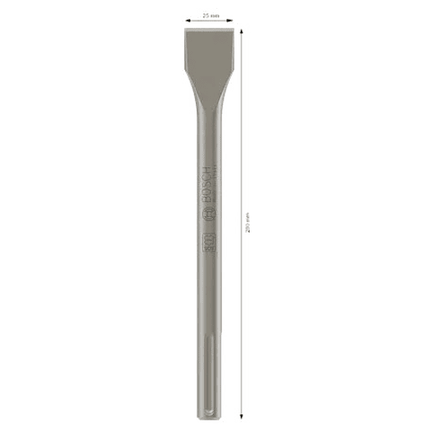 Cinzel plano PRO SDS max-4C 25mm 10 unid. BOSCH
