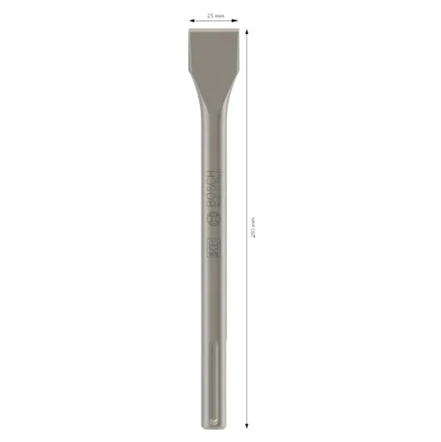 Cinzel plano PRO SDS max-4C 25mm 10 unid. BOSCH 2