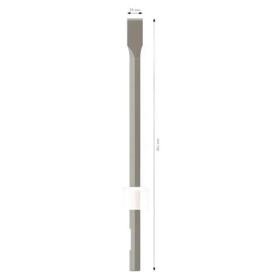 Cinzel plano PRO HEX 19-4C 1 unid. 400mm x 25mm BOSCH  2