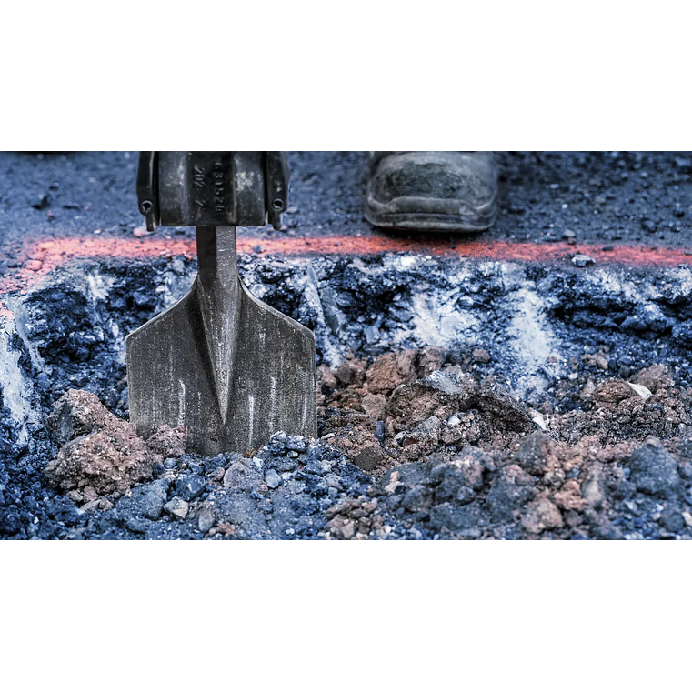 Cinzel de pá PRO HEX 28-4C, redondo 1 unid. BOSCH  8