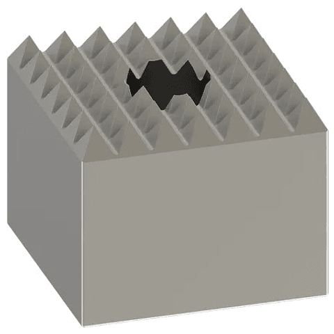 Cabeça de martelo com dentes em aço PRO SDS max-4C 1 unid. 7x7 BOSCH