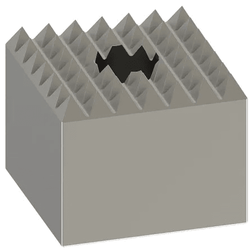 Cabeça de martelo com dentes em aço PRO SDS max-4C 1 unid. 7x7 BOSCH 1