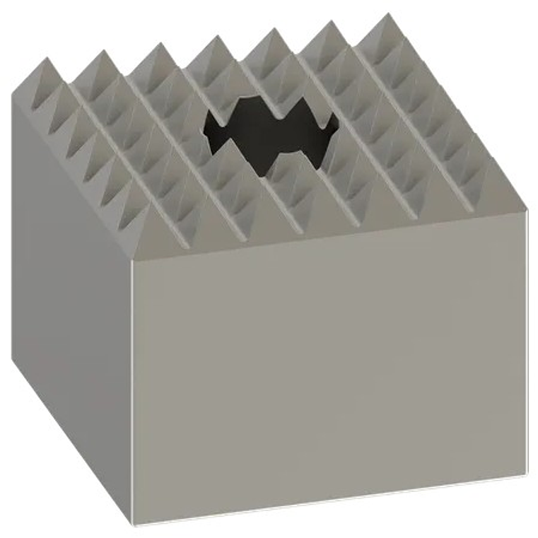 Cabeça de martelo com dentes em aço PRO SDS max-4C 1 unid. 7x7 BOSCH 1