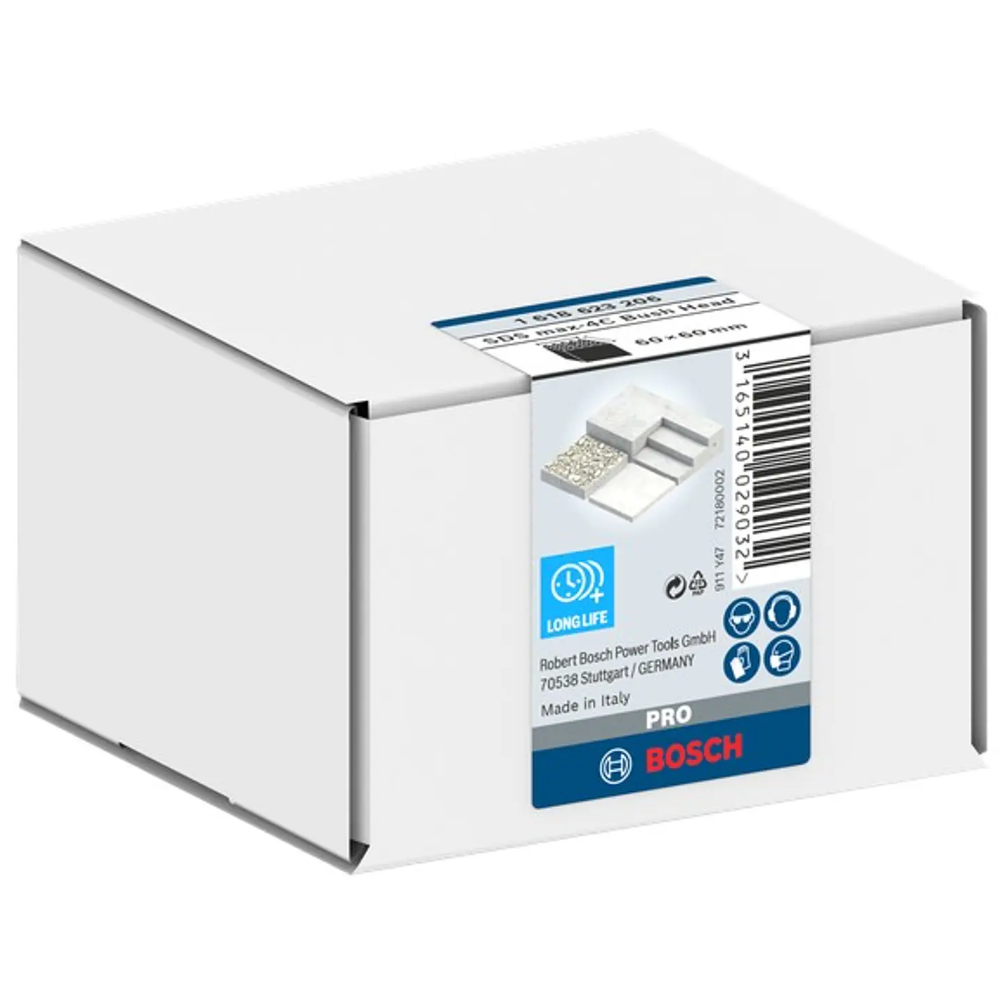 Cabeça de martelo com dentes em aço PRO SDS max-4C 1 unid. 7x7 BOSCH 3