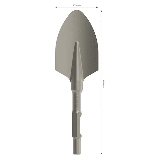 Cinzel de pá PRO HEX 30-4C, redondo 1 unid. BOSCH  4