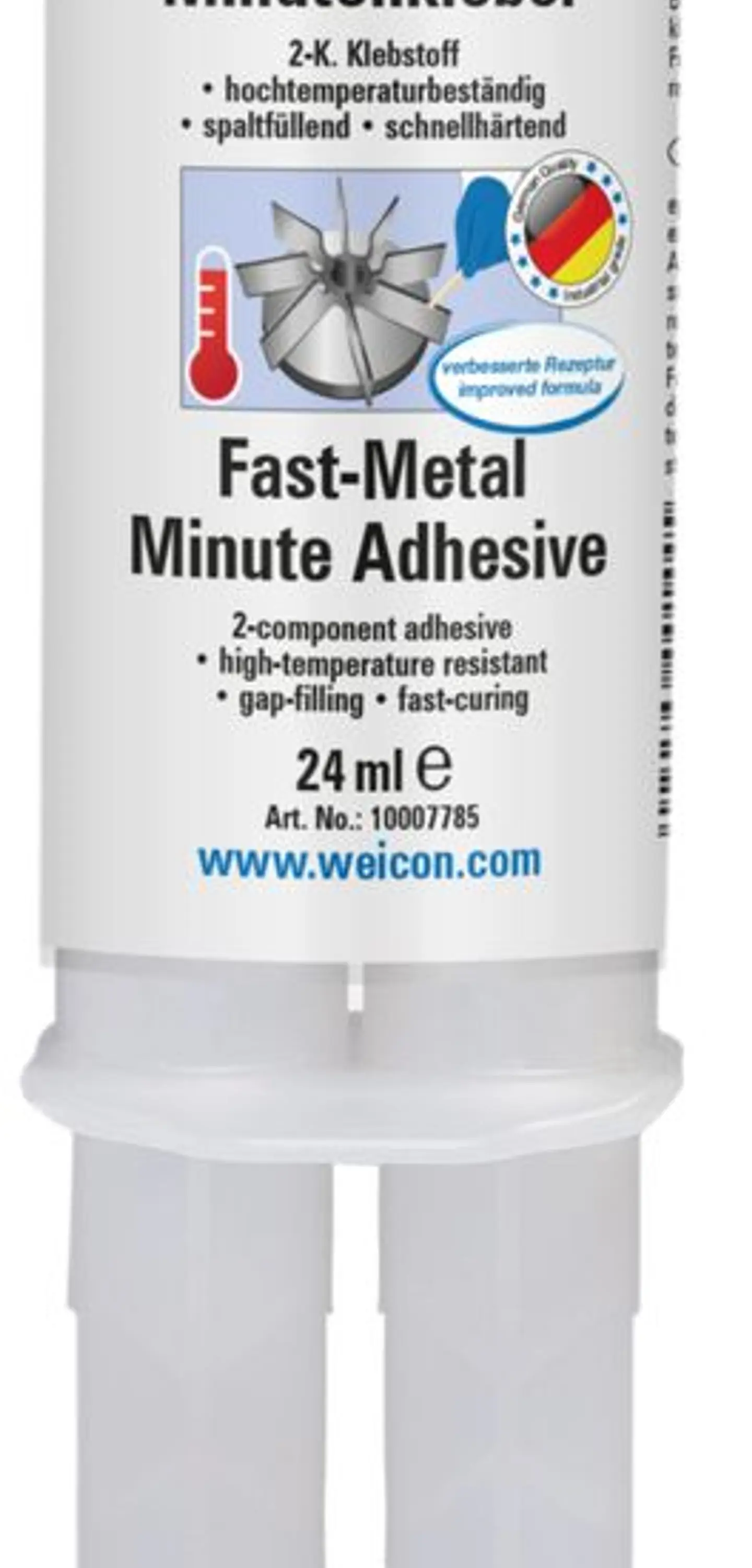 Resina/Cola Epoxy para Metal Líquido 24ml WEICON 2