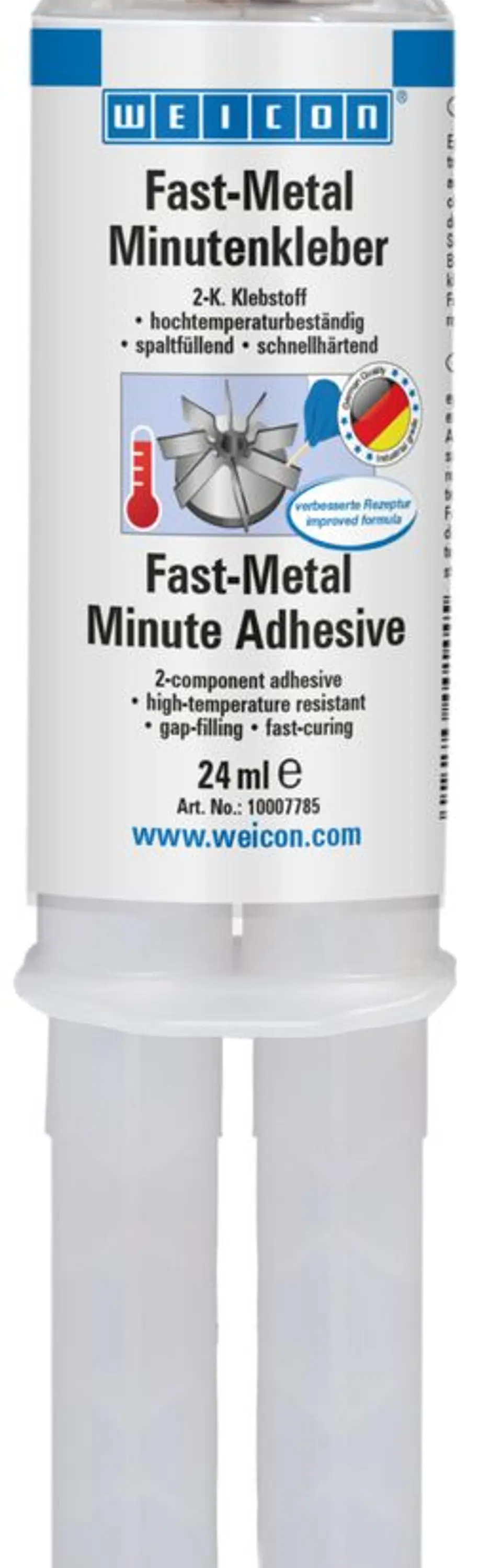 Resina/Cola Epoxy para Metal Líquido 24ml WEICON 2