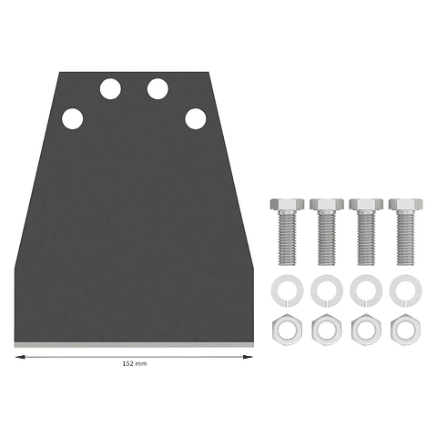 Conjunto de substituição de PRO SDS max Floor Scraper 1 unid. BOSCH 
