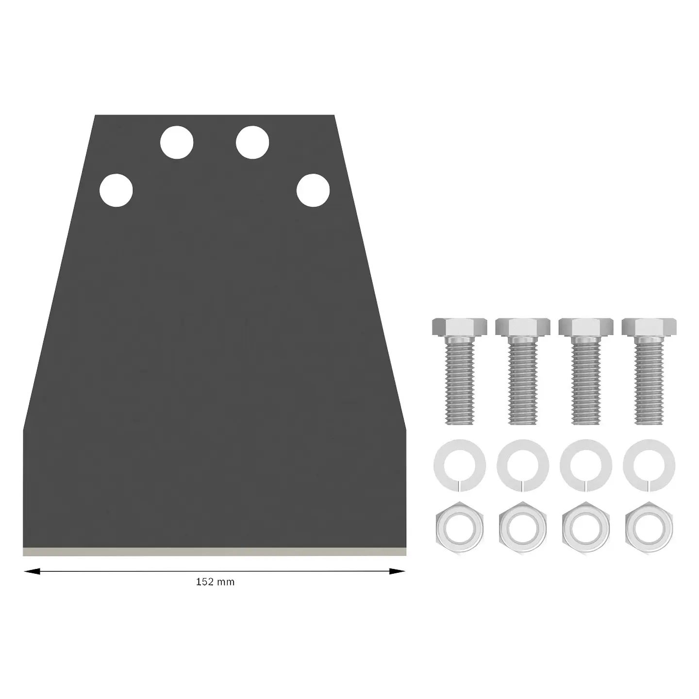 Conjunto de substituição de PRO SDS max Floor Scraper 1 unid. BOSCH  2