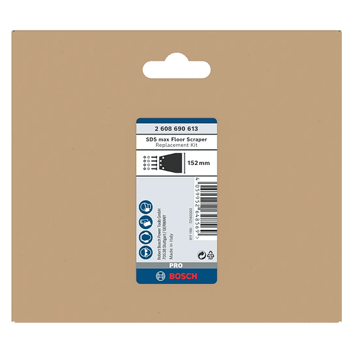 Conjunto de substituição de PRO SDS max Floor Scraper BOSCH  4