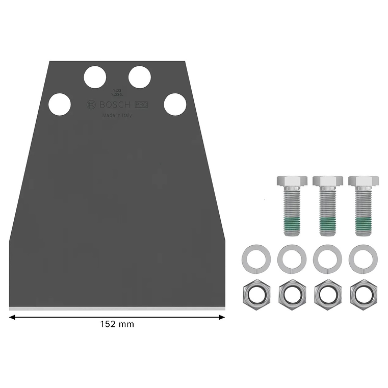 Conjunto de substituição de raspador de pavimento PRO HEX 28/30 1 unid. BOSCH  2