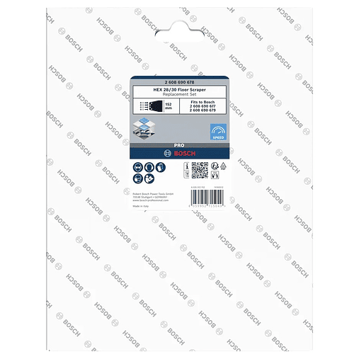Conjunto de substituição de raspador de pavimento PRO HEX 28/30 1 unid. BOSCH  3
