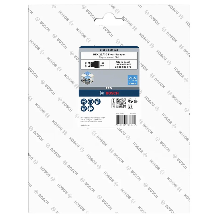Conjunto de substituição de raspador de pavimento PRO HEX 28/30 1 unid. BOSCH  3