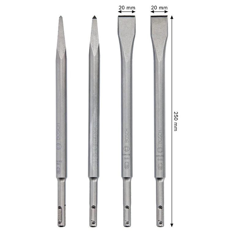 Conjunto de cinzéis PRO SDS plus-4C 4 unid. BOSCH  4