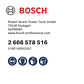 Cinzel pontiagudo SDS plus sem limitador de rotação 1 unid. BOSCH  - vignette 3