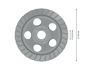Mó 115mm PRO Concrete BOSCH 