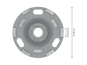 Mó 125mm PRO Concrete BOSCH 