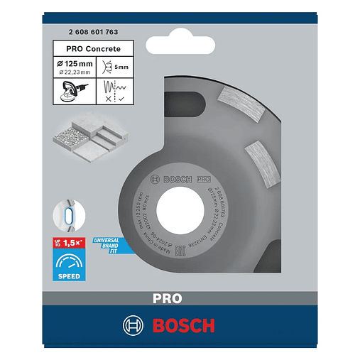 Mó 125mm PRO Concrete BOSCH  8