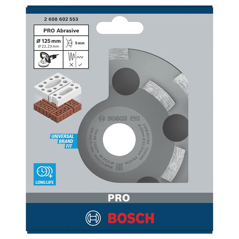 Mó 125mm PRO Abrasive BOSCH  4