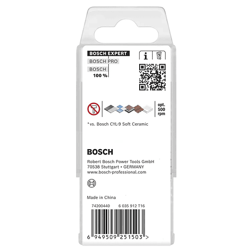 Conjunto de brocas EXPERT HEX-9 Hard Ceramic BOSCH  3