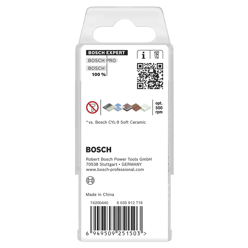 Conjunto de brocas EXPERT HEX-9 Hard Ceramic BOSCH  3