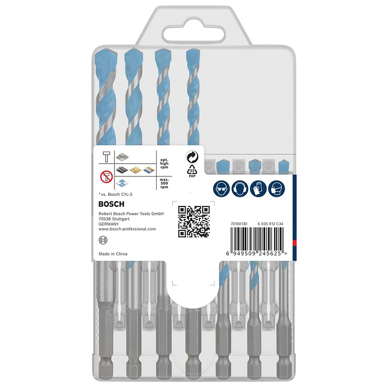 Conjunto de brocas EXPERT HEX-9 Multi Construction BOSCH 4