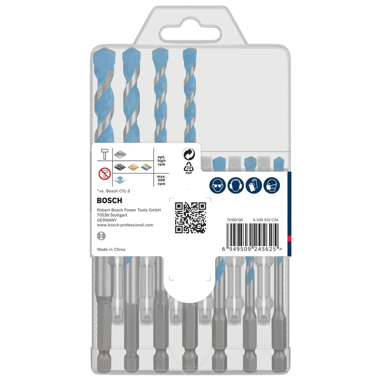 Conjunto de brocas EXPERT HEX-9 Multi Construction BOSCH 4