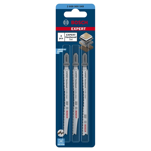 Conjunto de lâminas de serra vertical EXPERT Hardwood 2-side clean BOSCH  6