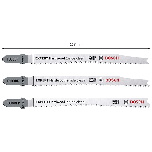 Conjunto de lâminas de serra vertical EXPERT Hardwood 2-side clean BOSCH  2
