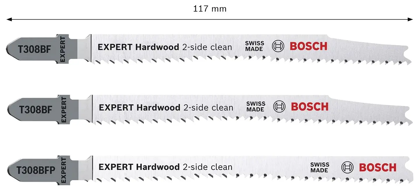 Conjunto de lâminas de serra vertical EXPERT Hardwood 2-side clean BOSCH  2