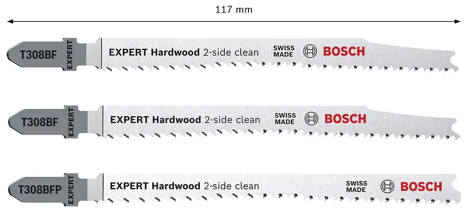 Conjunto de lâminas de serra vertical EXPERT Hardwood 2-side clean BOSCH  2