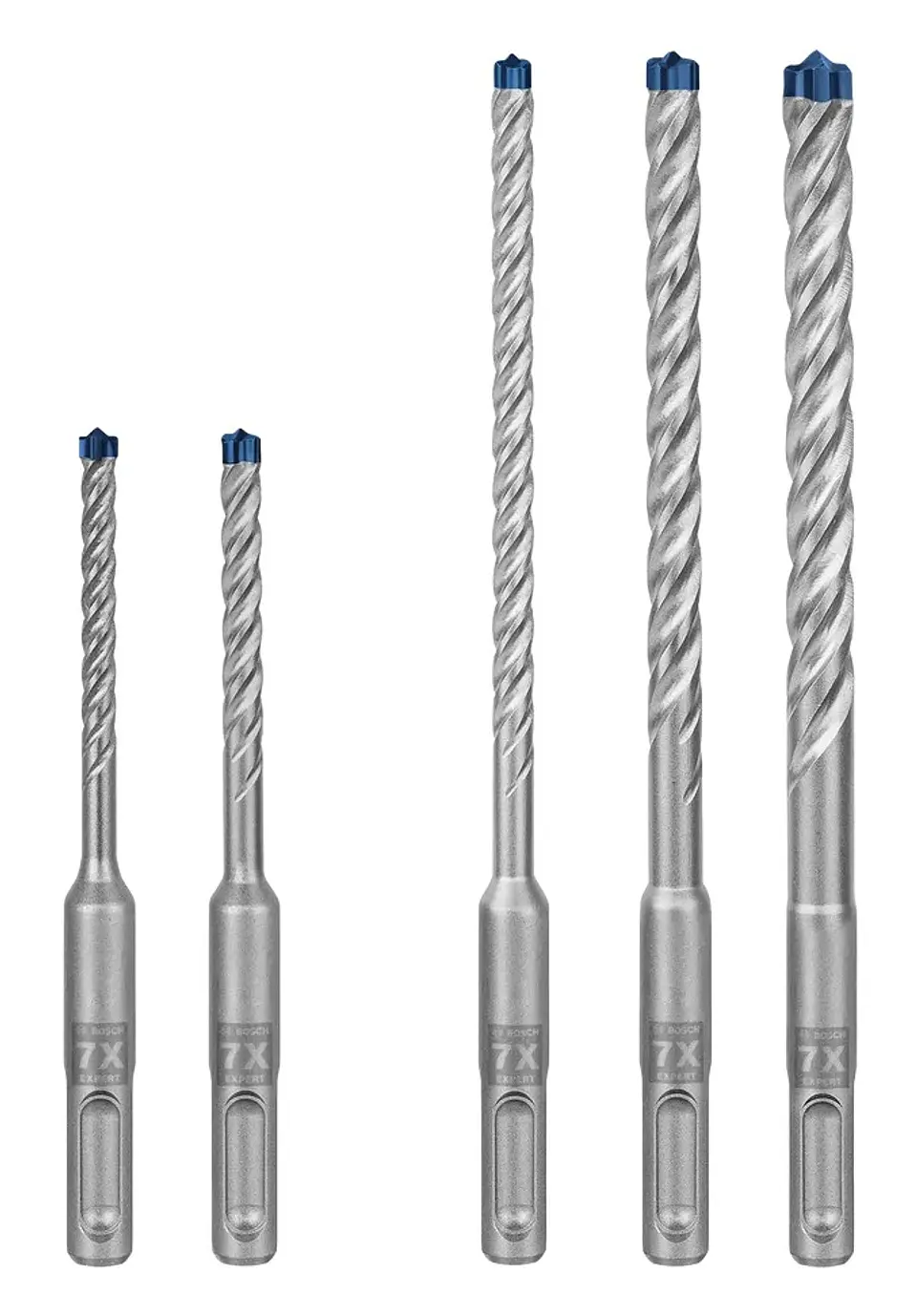 Conjunto de 3 brocas para betão e alvenaria EXPERT SDS Plus-7X BOSCH  1