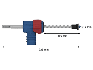 Conjunto de broca para martelo EXPERT SDS Clean plus-8X BOSCH 