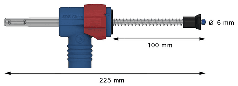 Conjunto de broca para martelo EXPERT SDS Clean plus-8X BOSCH 