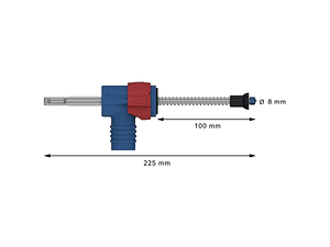 Conjunto de broca para martelo EXPERT SDS Clean plus-8X BOSCH