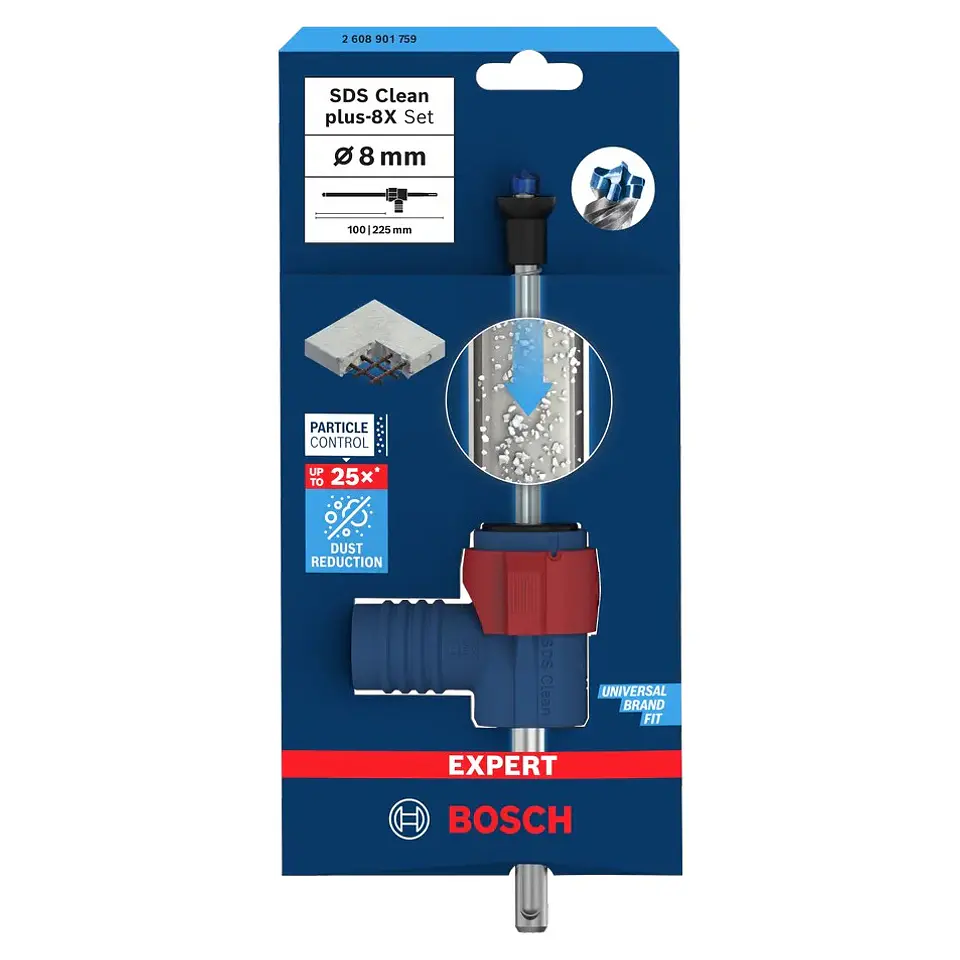Conjunto de broca para martelo EXPERT SDS Clean plus-8X BOSCH 4