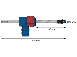 Conjunto de broca para martelo EXPERT SDS Clean plus-8X BOSCH