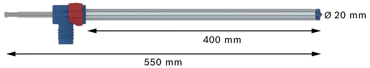 Conjunto de broca para martelo EXPERT SDS Clean plus-8X BOSCH  4