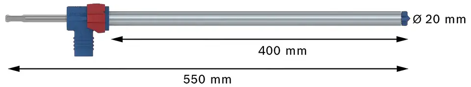 Conjunto de broca para martelo EXPERT SDS Clean plus-8X BOSCH  4