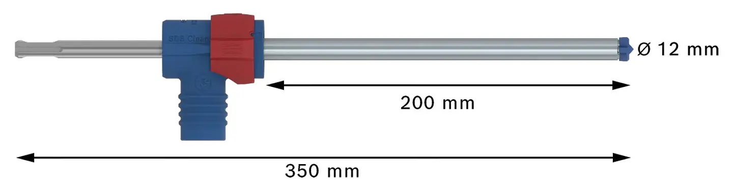 Conjunto de broca para martelo EXPERT SDS Clean plus-8X BOSCH 2