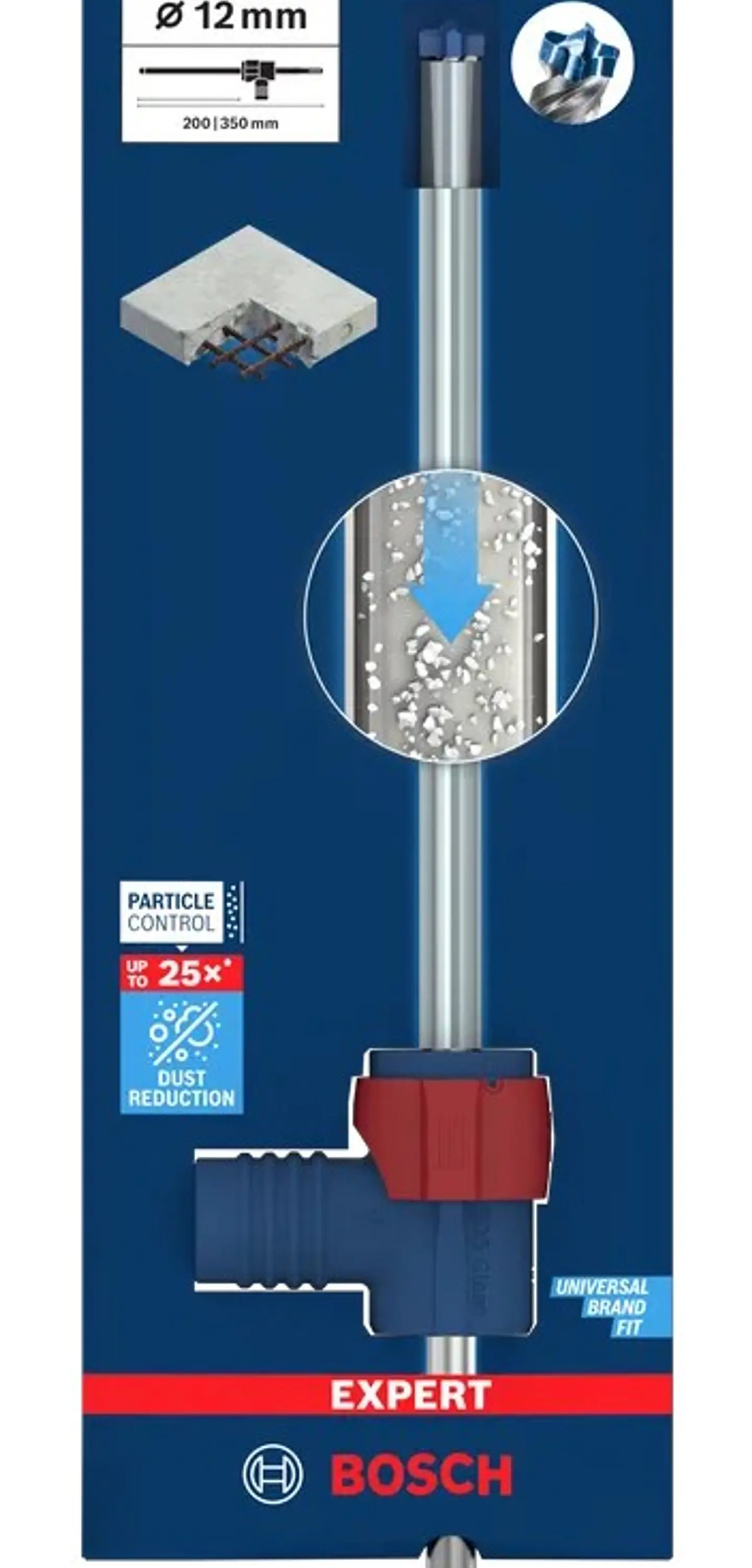 Conjunto de broca para martelo EXPERT SDS Clean plus-8X BOSCH 4