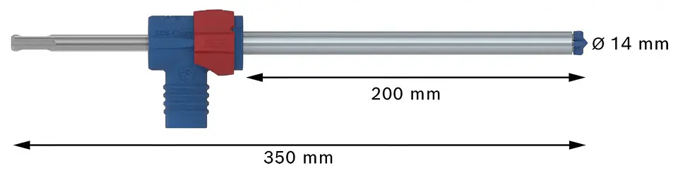 Conjunto de broca para martelo EXPERT SDS Clean plus-8X BOSCH 2
