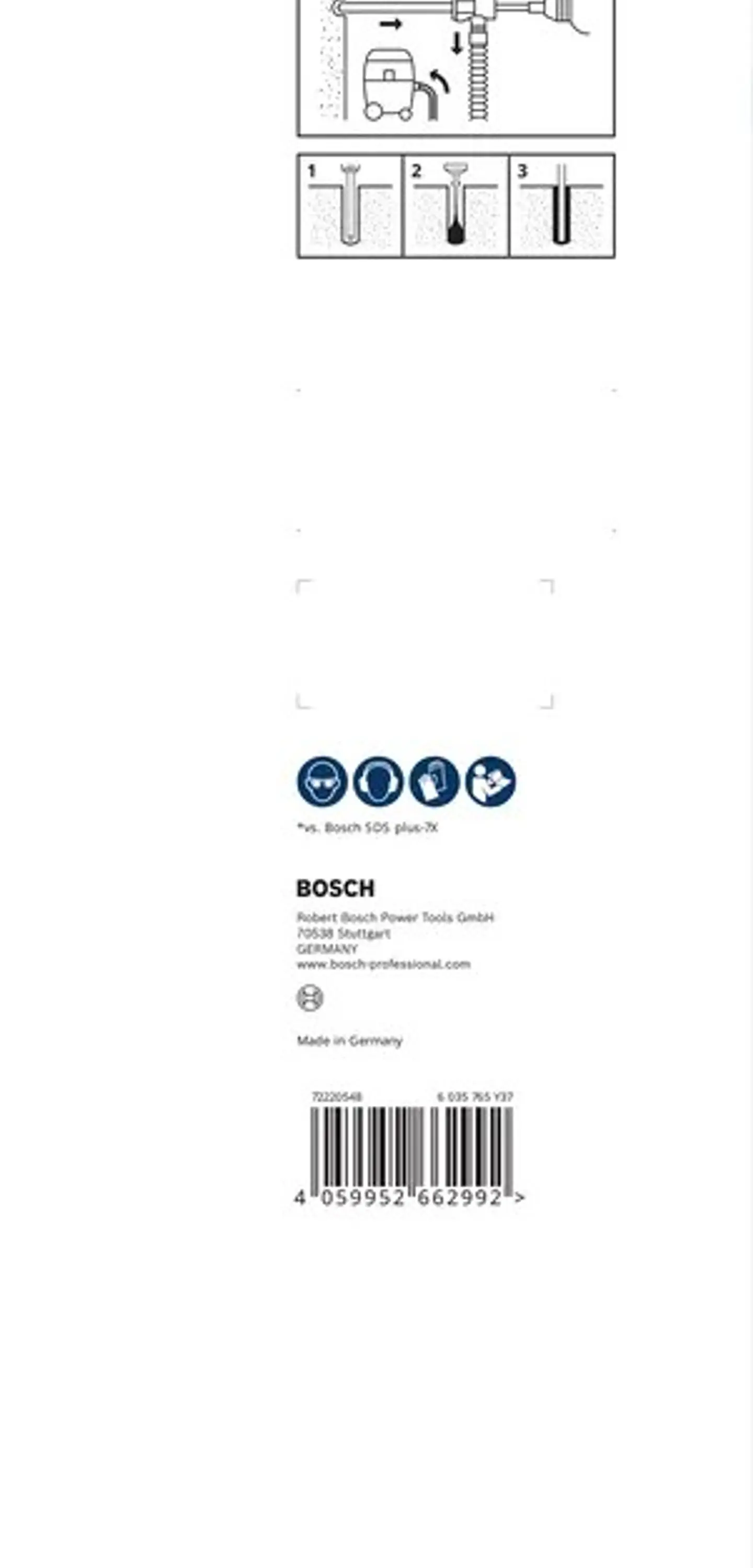 Conjunto de broca para martelo EXPERT SDS Clean plus-8X BOSCH 4