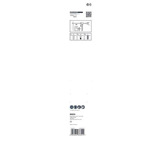 Conjunto de broca para martelo EXPERT SDS Clean plus-8X BOSCH 2