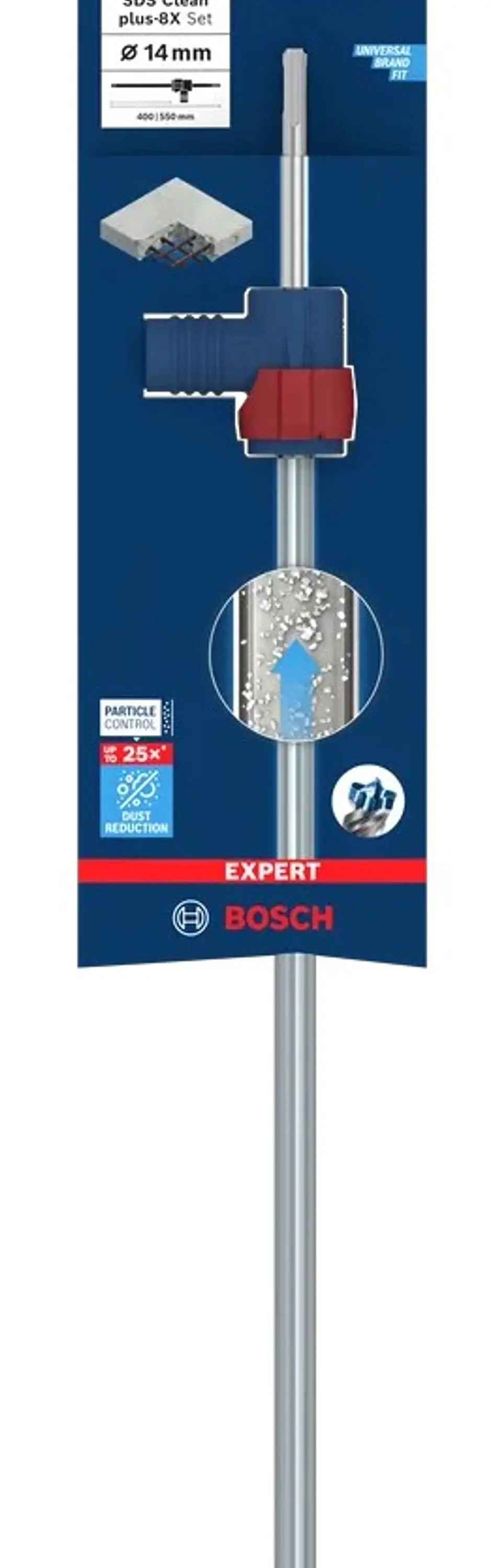 Conjunto de broca para martelo EXPERT SDS Clean plus-8X BOSCH 4