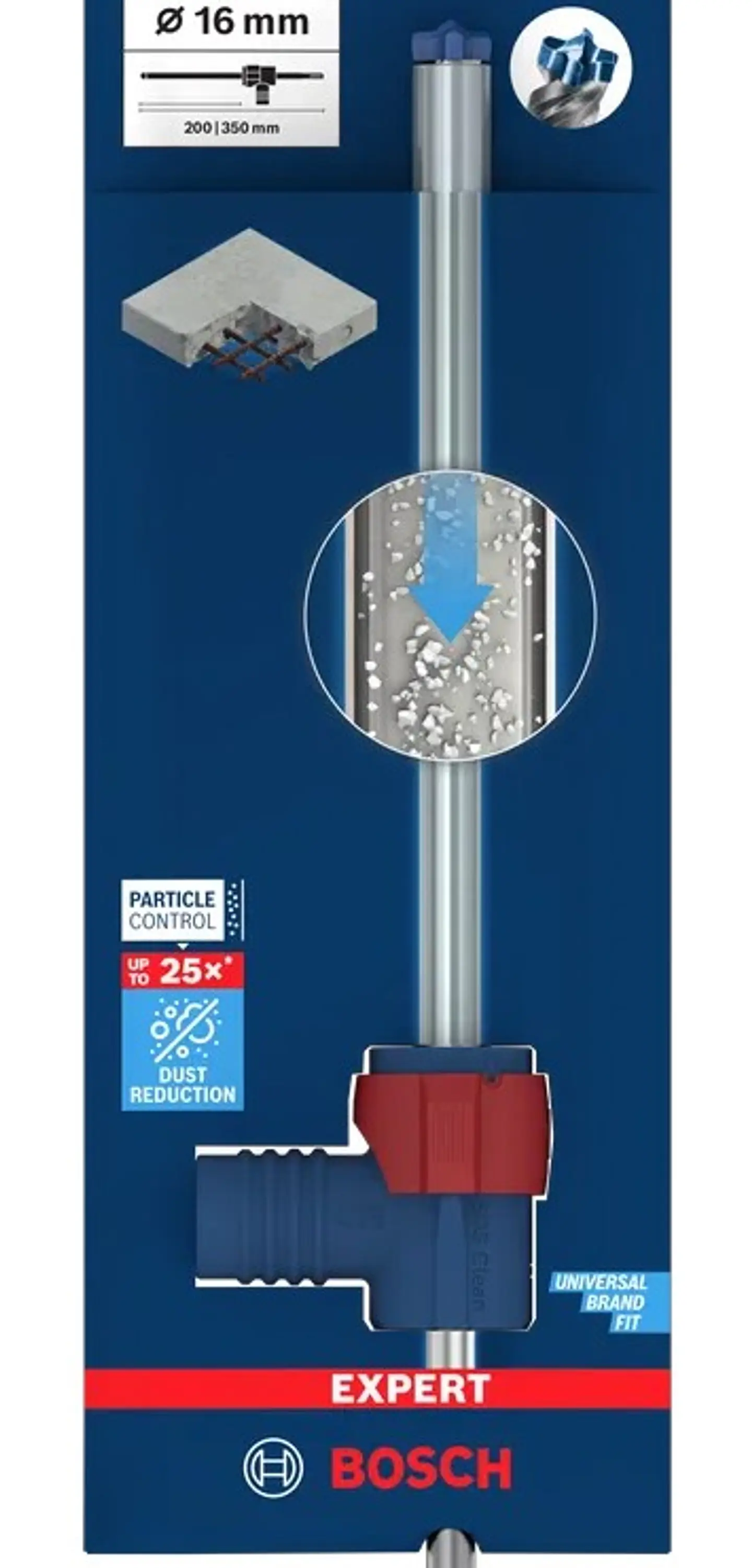 Conjunto de broca para martelo EXPERT SDS Clean plus-8X BOSCH 4