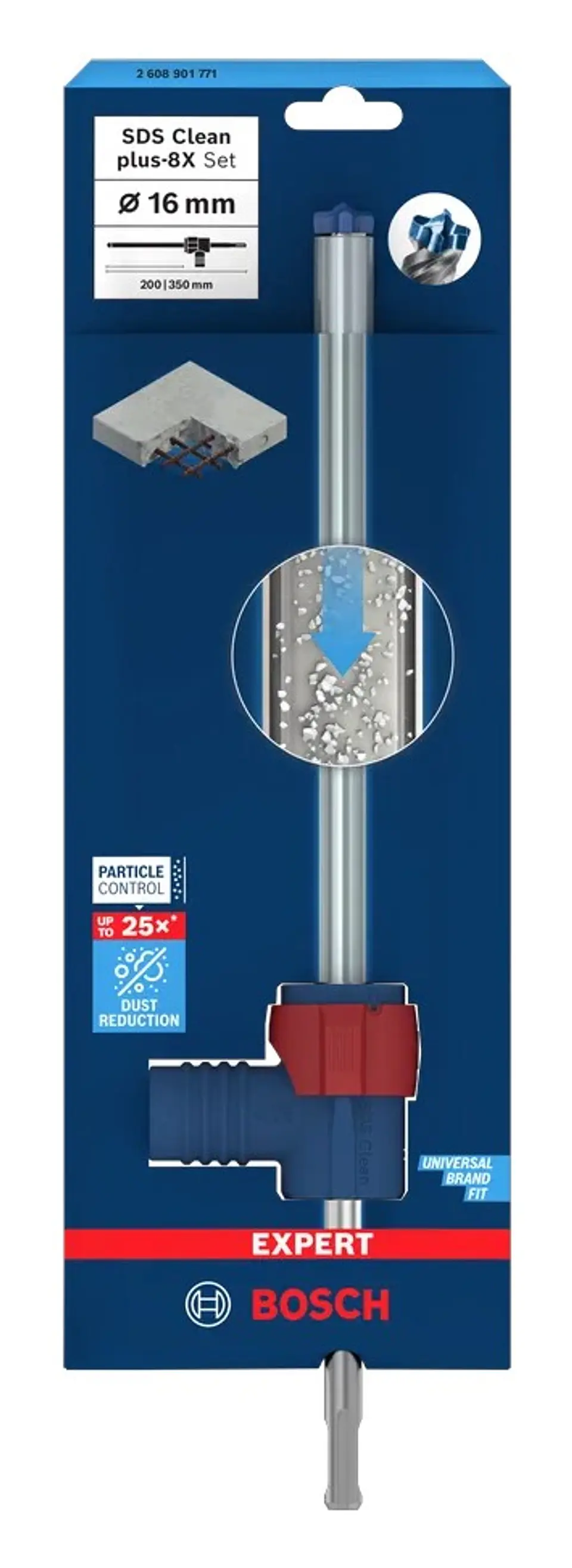 Conjunto de broca para martelo EXPERT SDS Clean plus-8X BOSCH 4