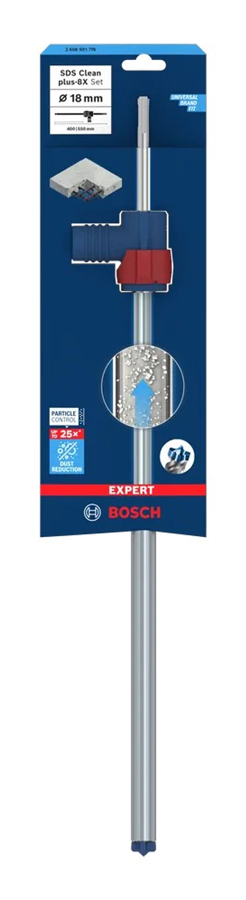 Conjunto de broca para martelo EXPERT SDS Clean plus-8X BOSCH