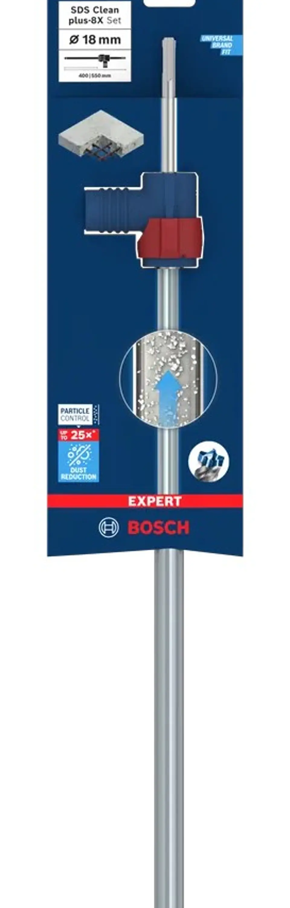 Conjunto de broca para martelo EXPERT SDS Clean plus-8X BOSCH 2