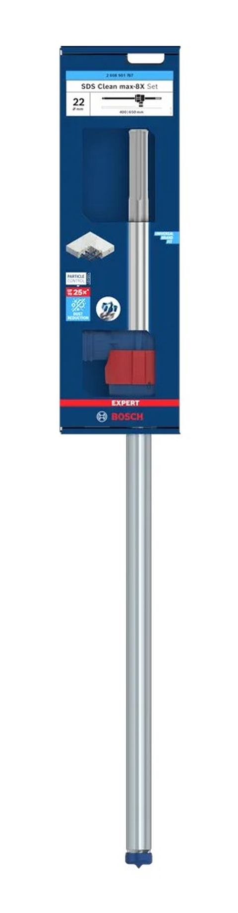 Conjunto de brocas para martelo EXPERT SDS Clean max-8X BOSCH